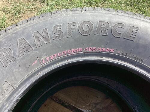LT275/70R18 125/122S M+S - (2) FIRESTONE LIGHT TRUCK TIRES