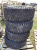 LT285/70R17 121/118Q - (4) GOODYEAR WRANGLER LIGHT TRUCK TIRES W/ 8-BOLT RIMS