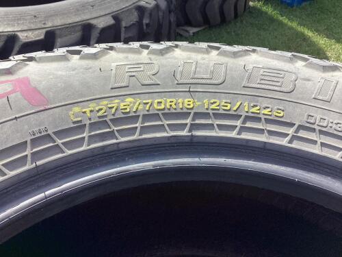 LT275/70R18 125/122S M+S - (4) RUBITREX FALKEN LIGHT TRUCK TIRES