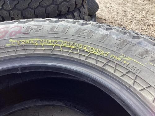 LT285/70R17 121/118S M+S - (4) FALKEN RUBITREX LIGHT TRUCK TIRE