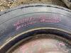 255/70R22.5 - (2) BRIDGESTONE TIRES W/ 10-BOLT RUSTED RIMS