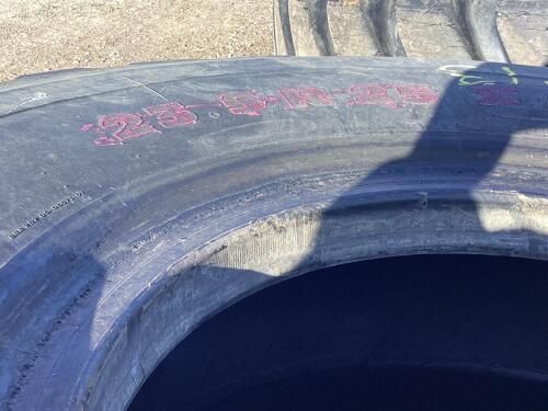 235R25 XHA - (2) MICHELIN INDUSTRIAL TIRES