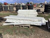 (2) PALLETS OF FENCING POLES 85" & 60" FENCE BOARDS