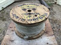 SPOOL OF HEAVY DUTY STEEL WINCH LINE