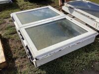 GLASS WINDOW 58" X 39"