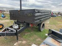 Shop built, dump trailer