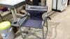 (2)ITEMS - COLEMAN FOLDING LAWN CHAIR + COLEMAN BEVERAGE COOLER - 3