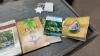 YOGA BOOKS, DOTERRA INFO BOOKS + EMPTY ESSENTIAL OIL CASES - 5