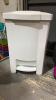WHITE FLIP TOP GARBAGE CAN, THERMOS SOFT COOLER BAG - 2