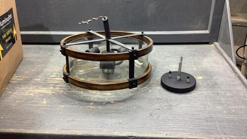 WOOD + METAL LIGHT FIXTURE