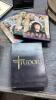 BOX W/ASSORTED FRAMES, DVD&rsquo;S, 2-TIER STAND, THERMOSTAT - 5