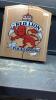 RED LION DART BOARD CASE WITH DART BOARD - 3