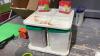 COFFEE PERCOLATOR + BOX W/ TUPPERWARE SPICE CAROSEL + SPICES, - 4