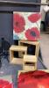 BOX W/(2)SETS OF FLOATING SHELVES, VIBRANT FLORAL PICTURES, METAL CANDLE HOLDERS - 3
