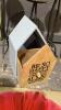 BOX W/(2)SETS OF FLOATING SHELVES, VIBRANT FLORAL PICTURES, METAL CANDLE HOLDERS - 4