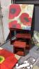 BOX W/(2)SETS OF FLOATING SHELVES, VIBRANT FLORAL PICTURES, METAL CANDLE HOLDERS - 6