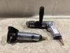 SHOP FLAT OF PNEUMATIC TOOLS W/ GRINDER & DRILL