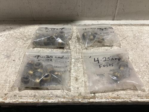 SHOP BOX OF MIXED AMP FUSES