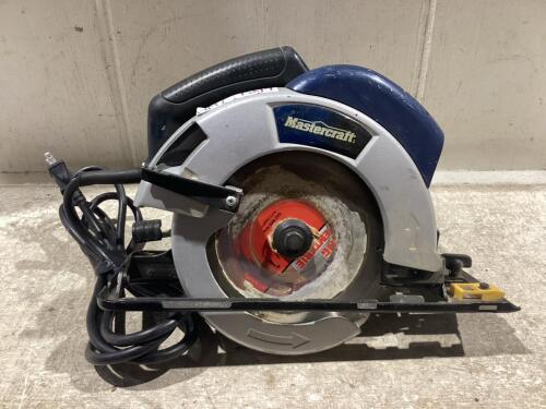 MASTERCRAFT CORDED CIRCULAR SAW 7-1/4" W/ LASER LINE