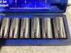 WESTWARD 16PCS-1/2" DRIVE DEEP SOCKET SET - SAE - 4