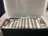 SHOP BOX OF MIXED WRENCHES & MISCELLANEOUS - SAE & METRIC