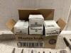 PLASTIC CONTAINER OF ASSORTED FILES W/ MASTER LOCKS - 5