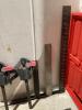 SHOP COLLAPSIBLE CRATE W/ MIXED CLAMPS & CARPENTER SQUARES - 4