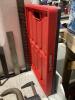 SHOP COLLAPSIBLE CRATE W/ MIXED CLAMPS & CARPENTER SQUARES - 8
