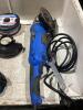 SHOP CRATE W/ CUT-OFF WHEELS, ANGLE GRINDER, LENS, GOGGLES,P & MISCELLANEOUS - 8