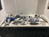 SHOP BOX OF PNEUMATIC TOOLS & ATTACHMENTS