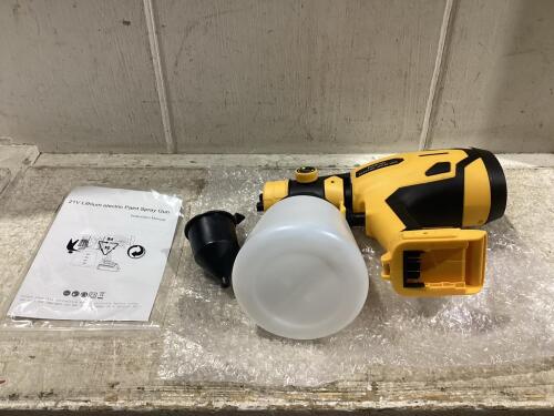 21V LITHIUM ELETRIC PAINT SPRAY GUN