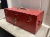 TOOL BOX W/ MISCELLANEOUS CONTENTS - WRENCH SET - 2