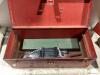 TOOL BOX W/ MISCELLANEOUS CONTENTS - WRENCH SET - 6