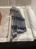 TOOL BOX W/ MISCELLANEOUS CONTENTS - WRENCH SET - 8