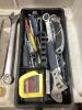 CRAFTSMAN 17" TOOL BOX W/ SCREWDRIVERS, PILERS, HAMMER & MISCELLANEOUS - 5