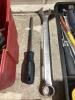 CRAFTSMAN 17" TOOL BOX W/ SCREWDRIVERS, PILERS, HAMMER & MISCELLANEOUS - 6
