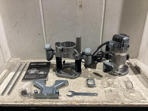 MASTERCRAFT MAXIMUM PLUNGE/FIXED-BASE ROUTER