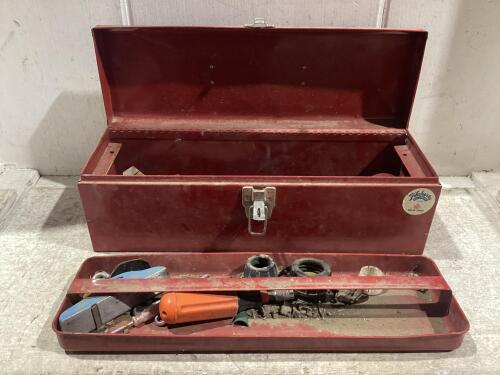 TOOL BOX W/ MISCELLANEOUS CONTENTS