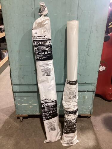 (2) EVERBILT SUPER-SIX VAPOUR BARRIERS