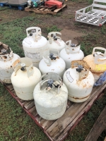 Expired propane cylinders