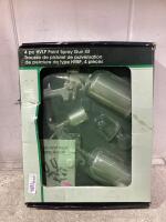 4PCS HVLP PAINT SPRAY GUN KIT