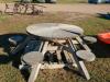 Round Picnic Table - 4
