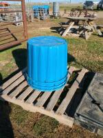 3 Plastic Mineral Tubs