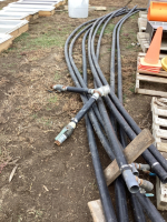 2 inch hose w/ fittings and risers with wobbler heads