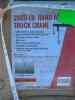 CargoMaster Hand Winch Truck Crane