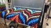HOMEMADE RUG - MULTI COLOUR PATTERN