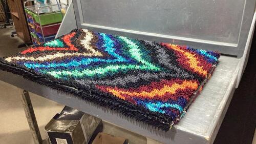 HOMEMADE RUG - MULTI COLOUR DESIGN