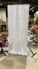 (2)ITEMS - KEYBOARD STAND + ROLL-UP ADVERTISING BANNER - 4