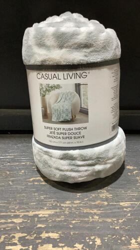 NEW SUPER SOFT PLUSH THROW