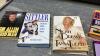 BOX OF ASSORTED BOOKS - DARRYL SITTLER, IAN TYSON TANYA TUCKER, REBA, TIM ALLEN, K.D. LANG, - 4